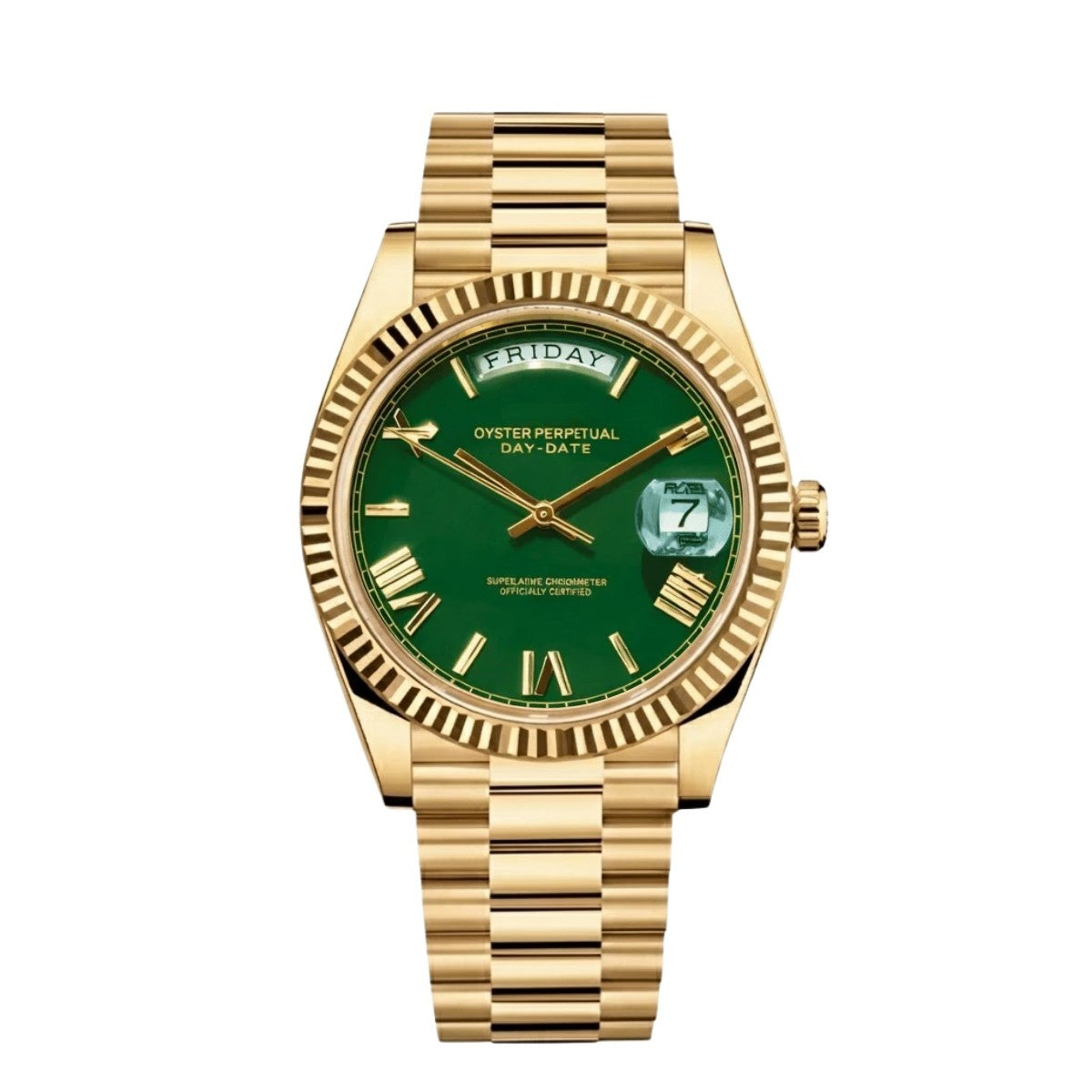 Datejust Daydate Gold Green