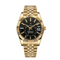 Datejust Sky Dweller Gold Black