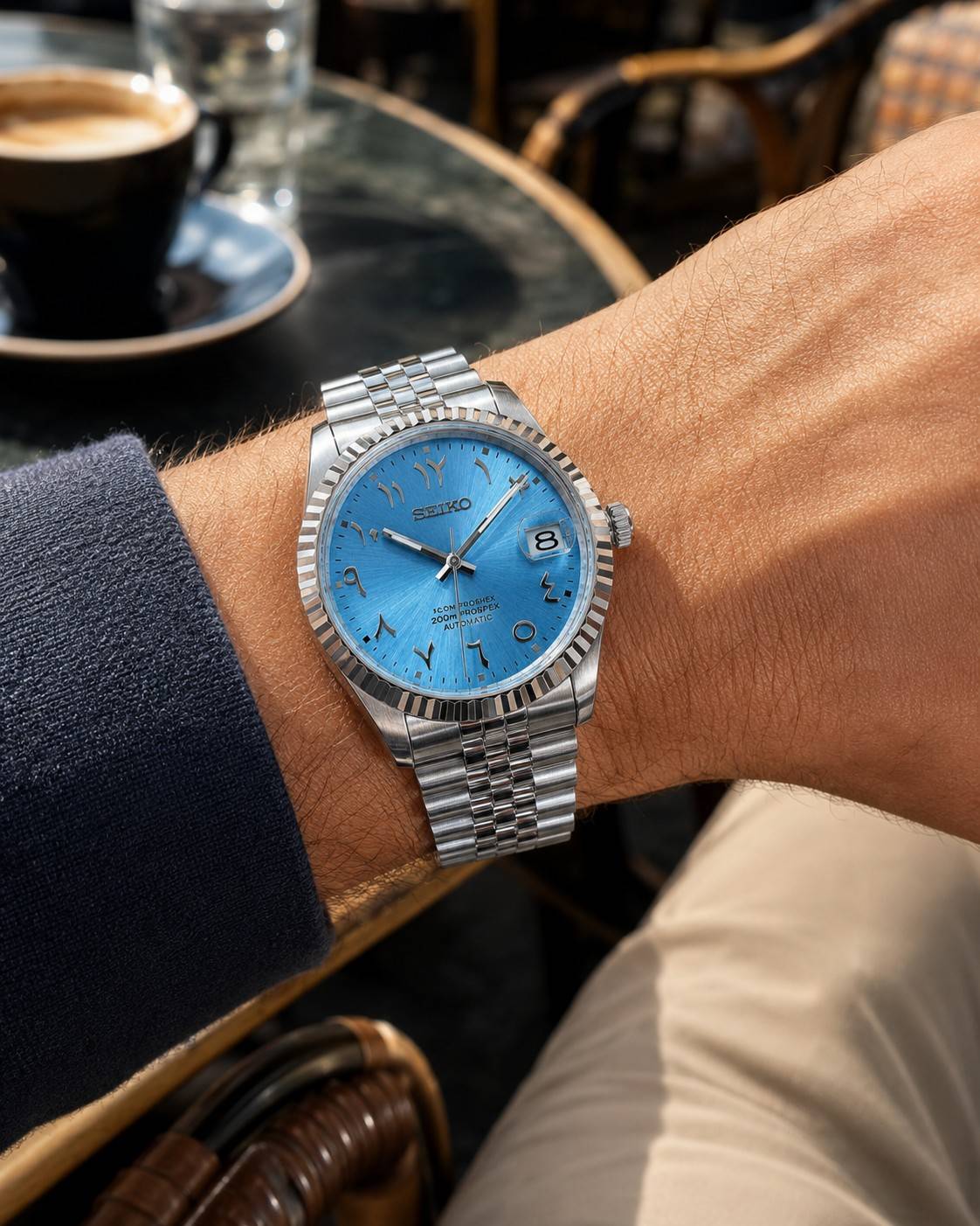 Datejust Arabic Ice Blue