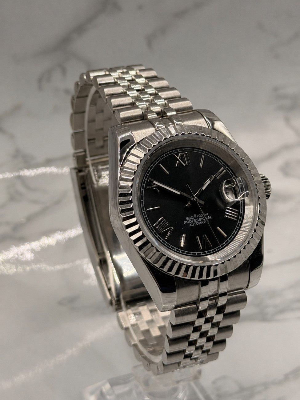Datejust Black Roman