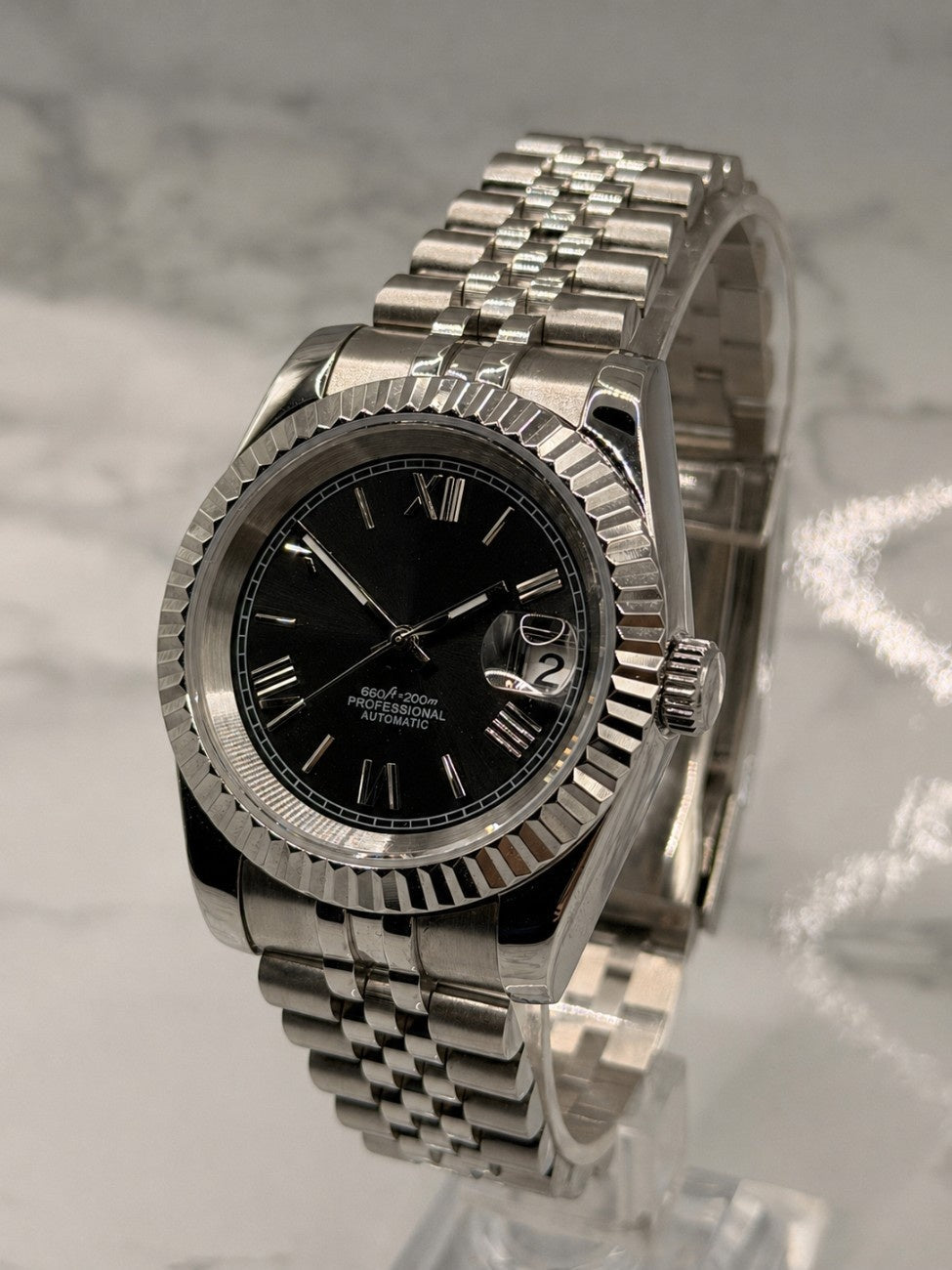 Datejust Black Roman