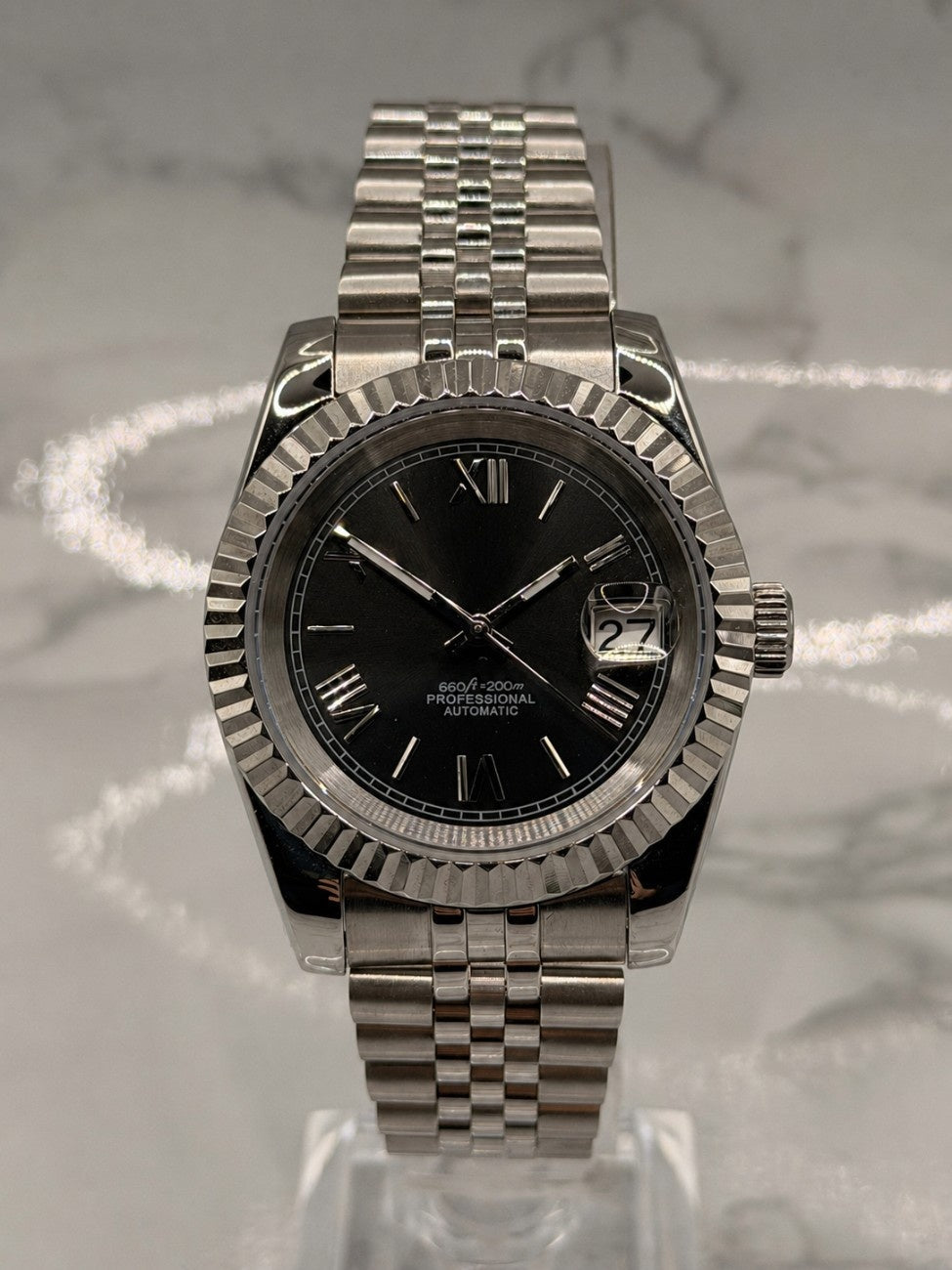 Datejust Black Roman