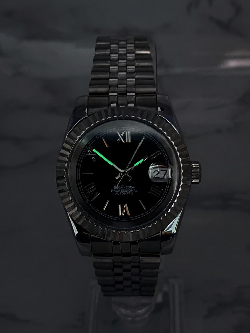 Datejust Black Roman
