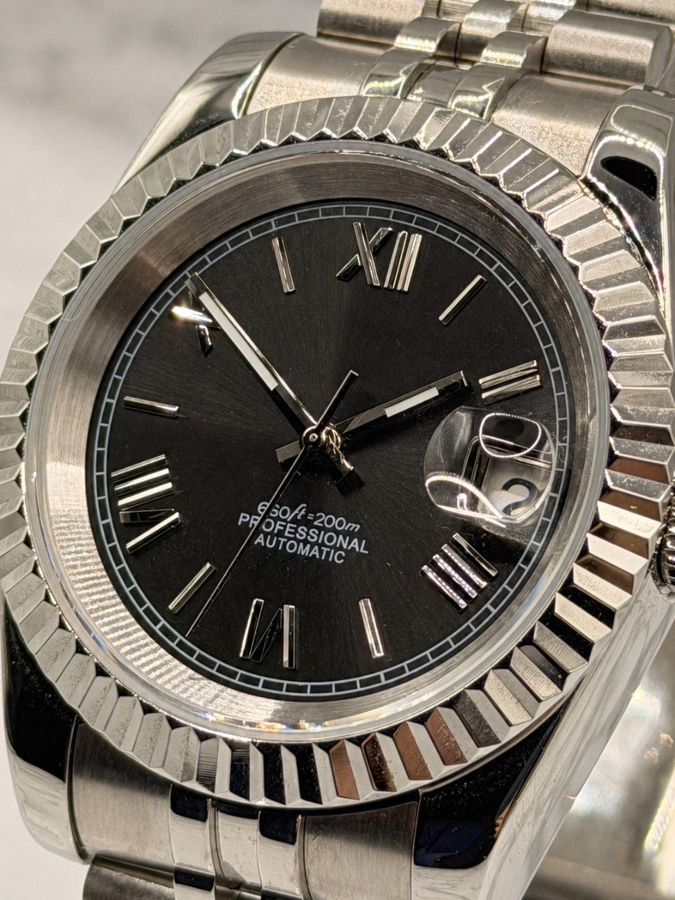 Datejust Black Roman