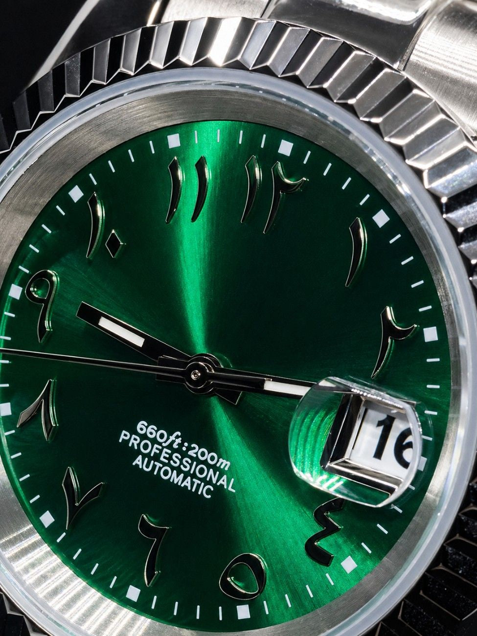 Datejust Arabic Green