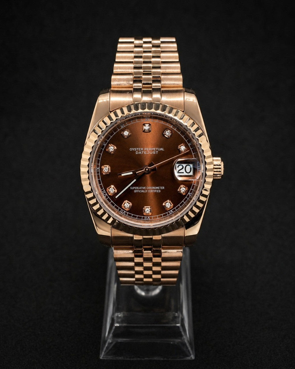 Datejust Diamond Bronze Rose Gold