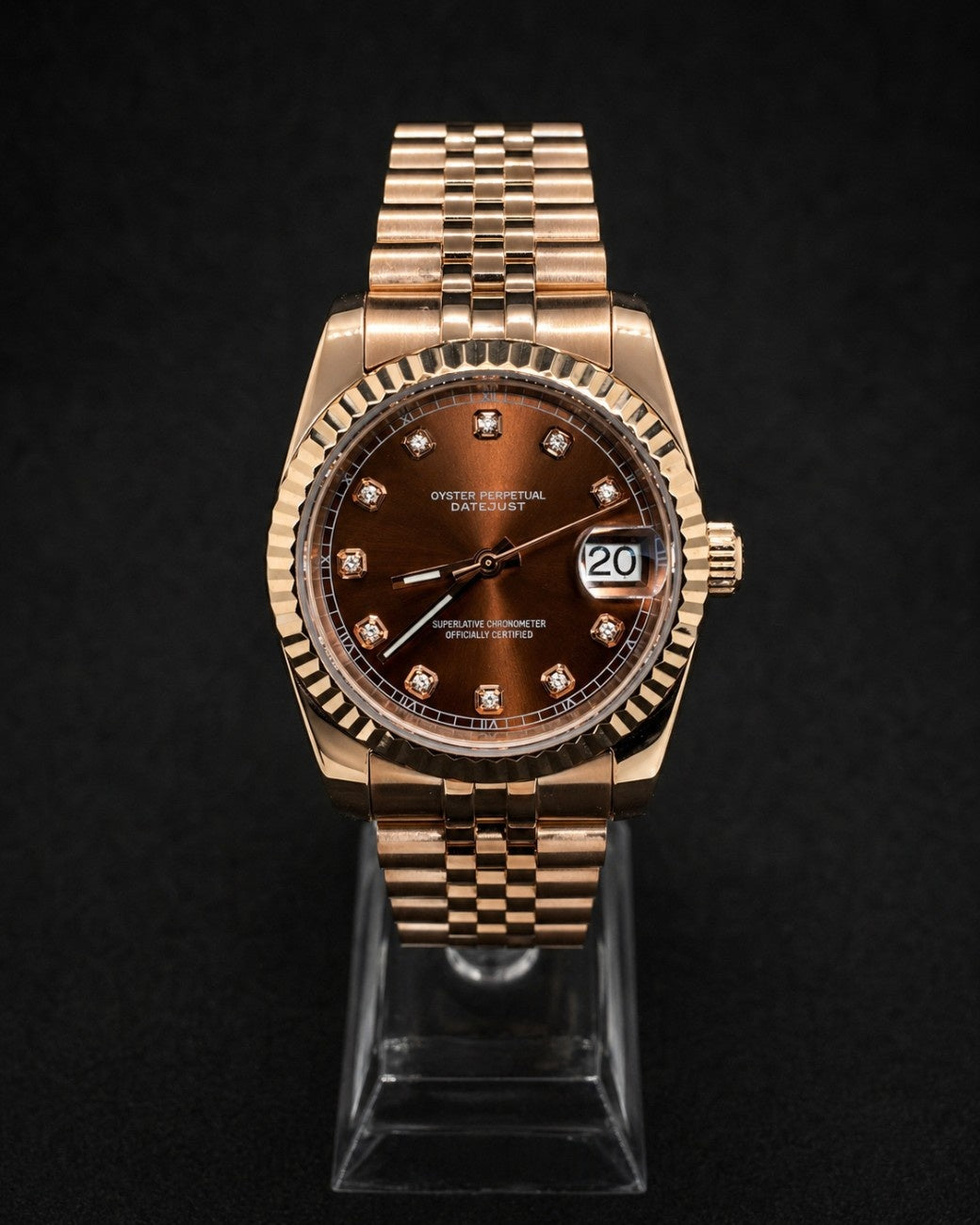 Datejust Diamond Bronze Rose Gold