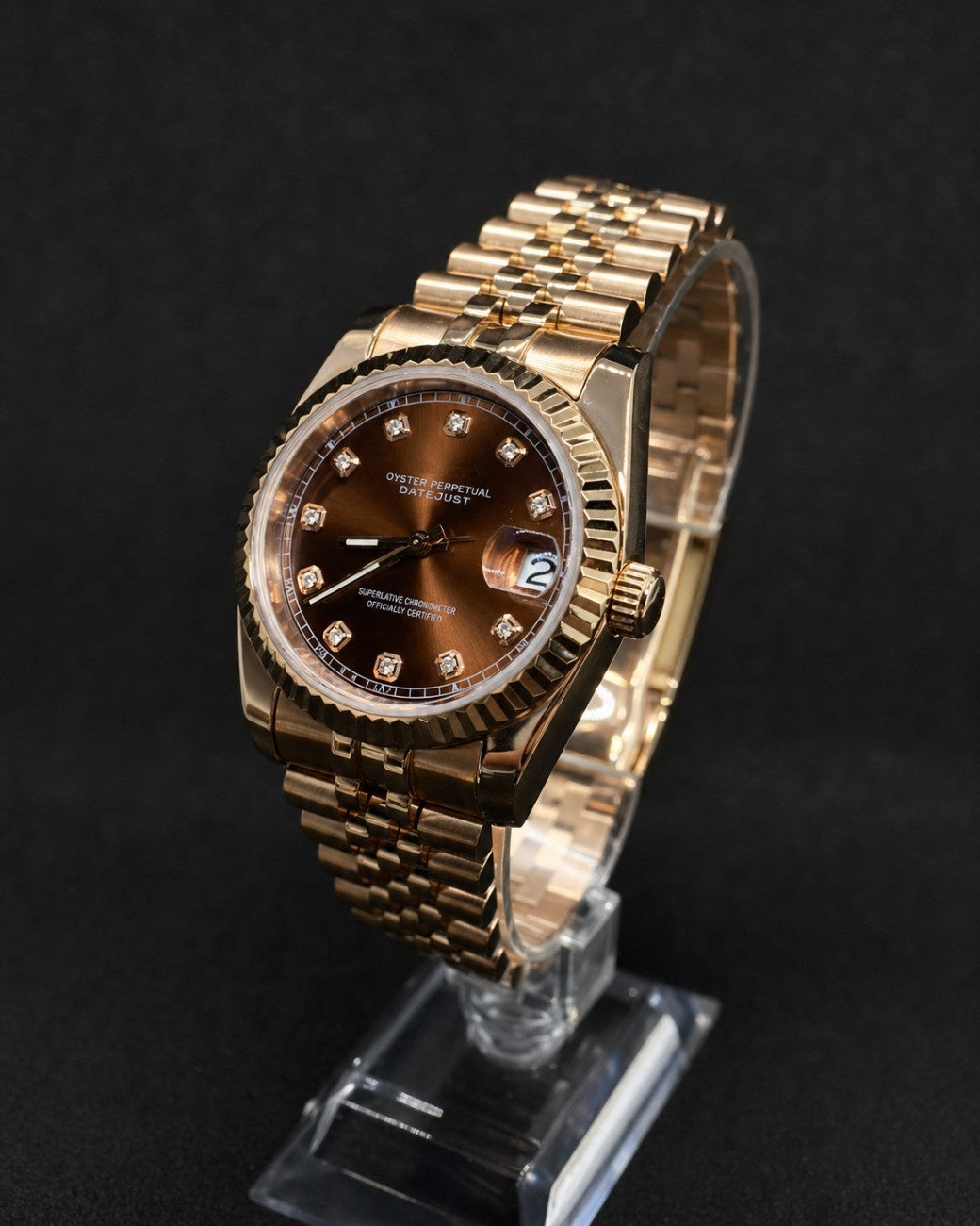 Datejust Diamond Bronze Rose Gold