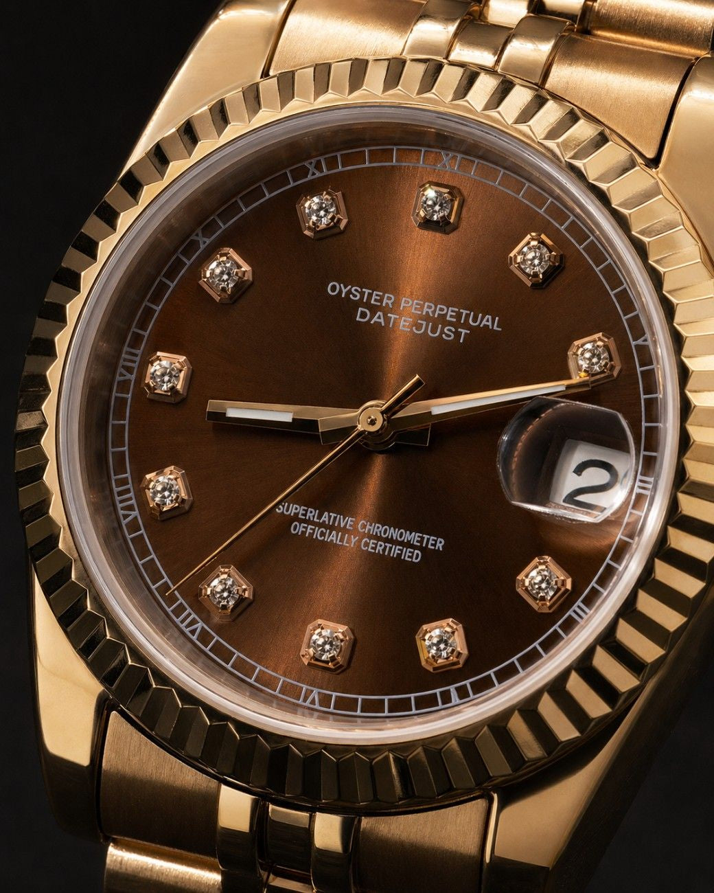 Datejust Diamond Bronze Rose Gold