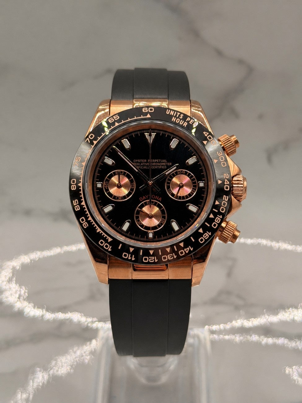 Seitona Rose Gold Black