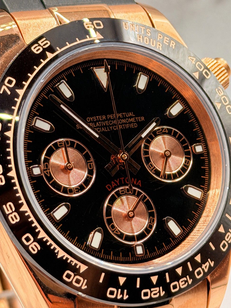 Seitona Rose Gold Black