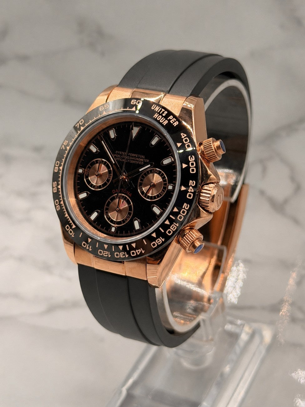 Seitona Rose Gold Black