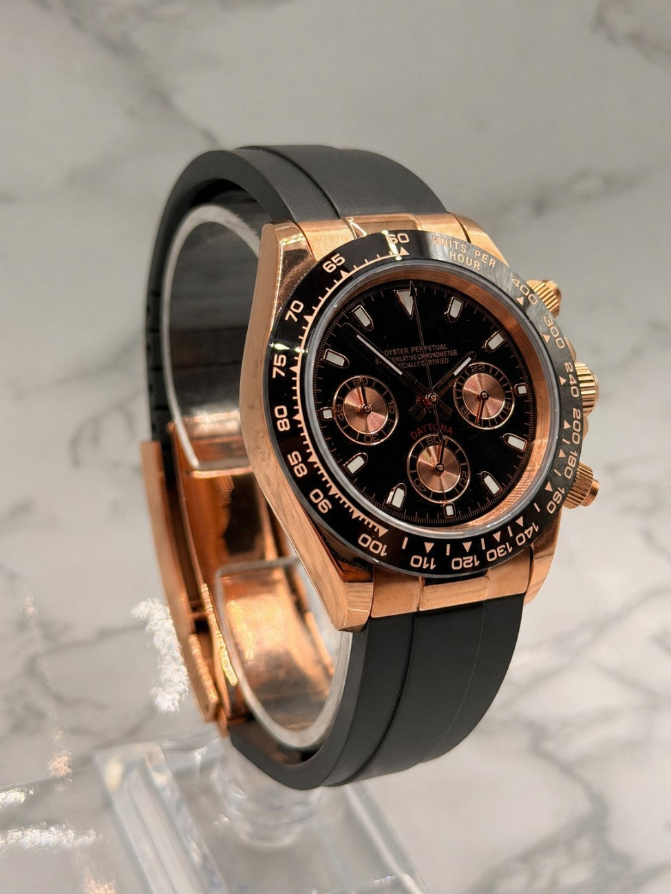 Seitona Rose Gold Black
