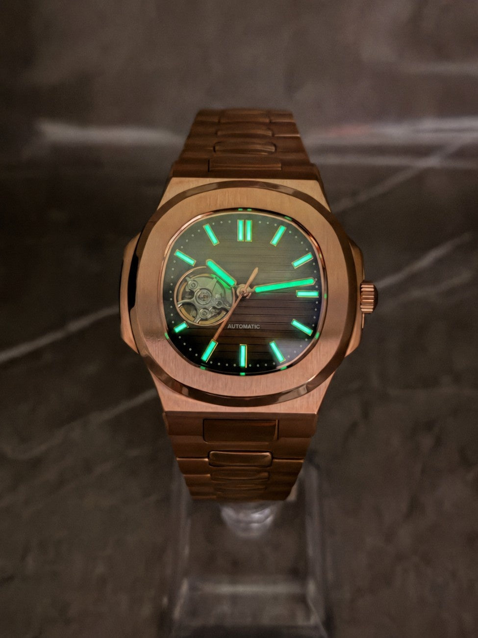 Nauteiko Openheart Rose Gold Chocolate
