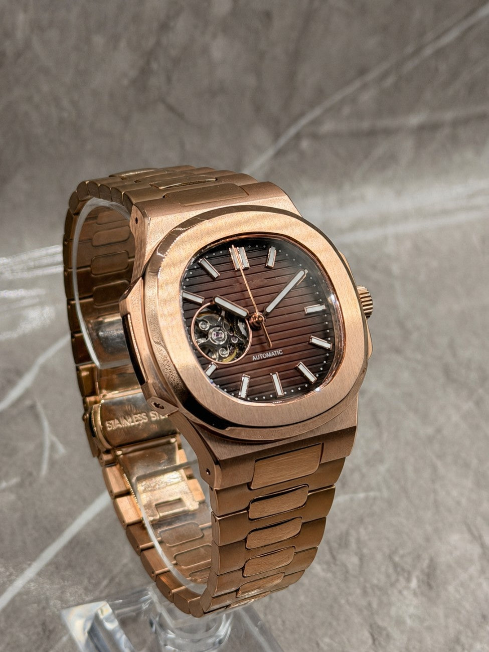 Nauteiko Openheart Rose Gold Chocolate