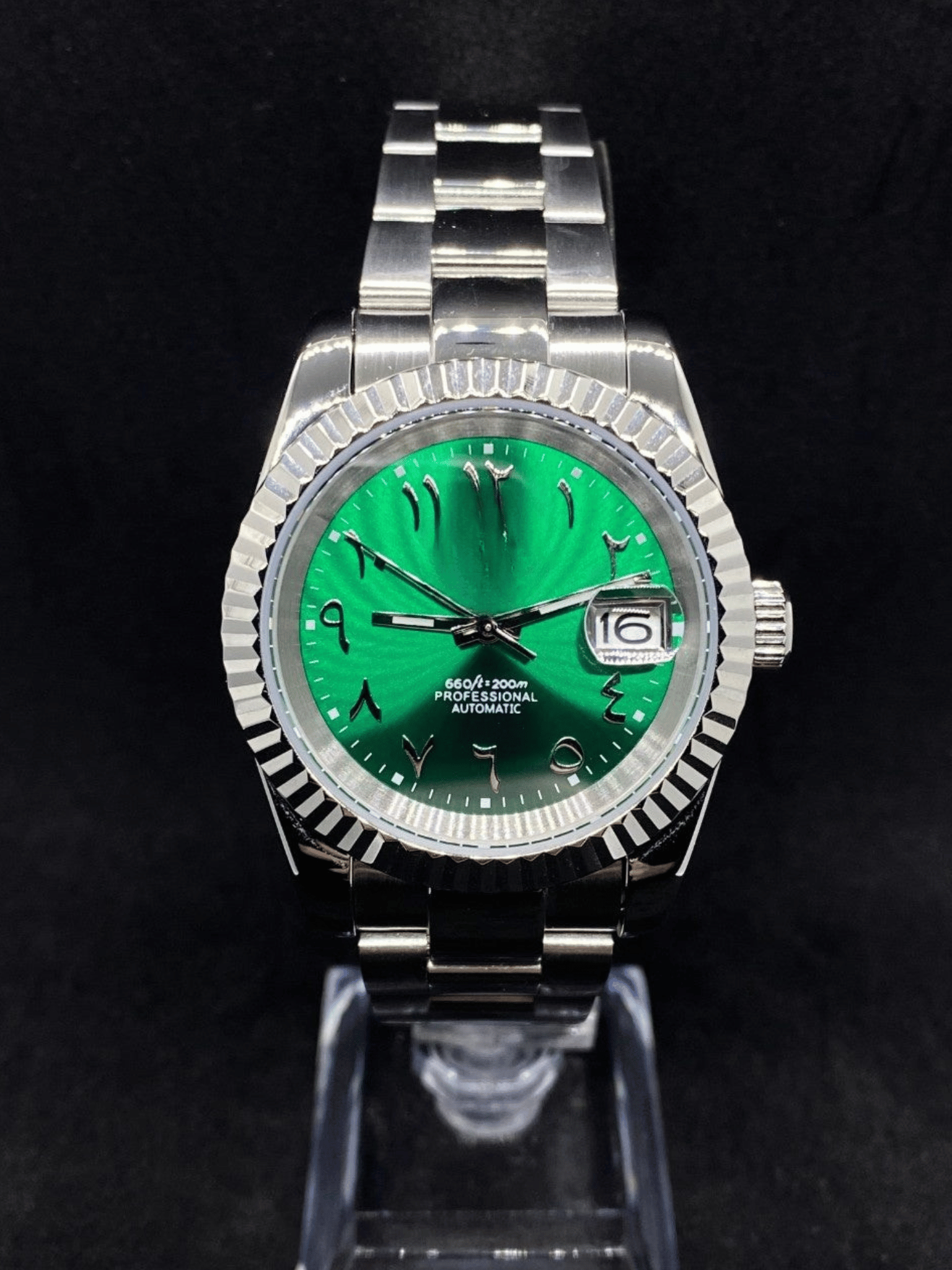 Datejust Arabic Green