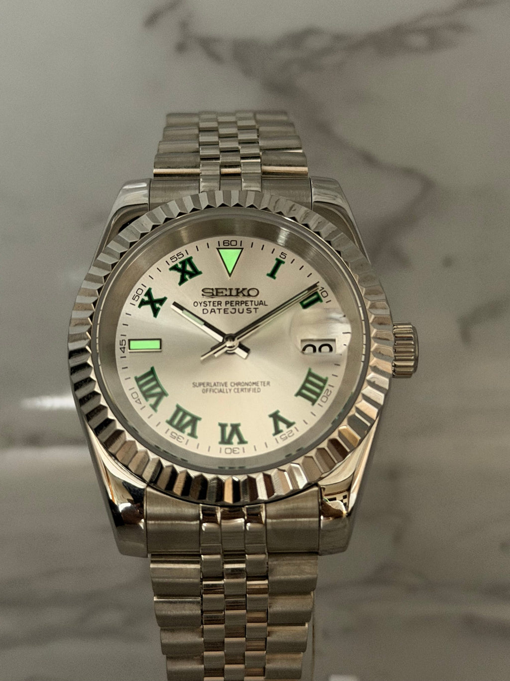 Datejust Wimbledon White
