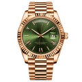 Datejust Daydate Rose Gold Green