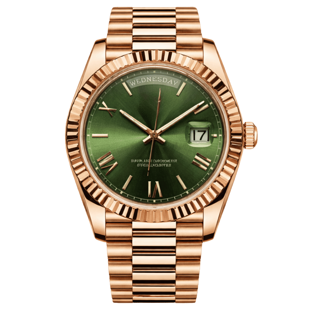 Datejust Day-Date Rose Gold Green