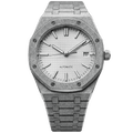Royal Oak White Iced Out