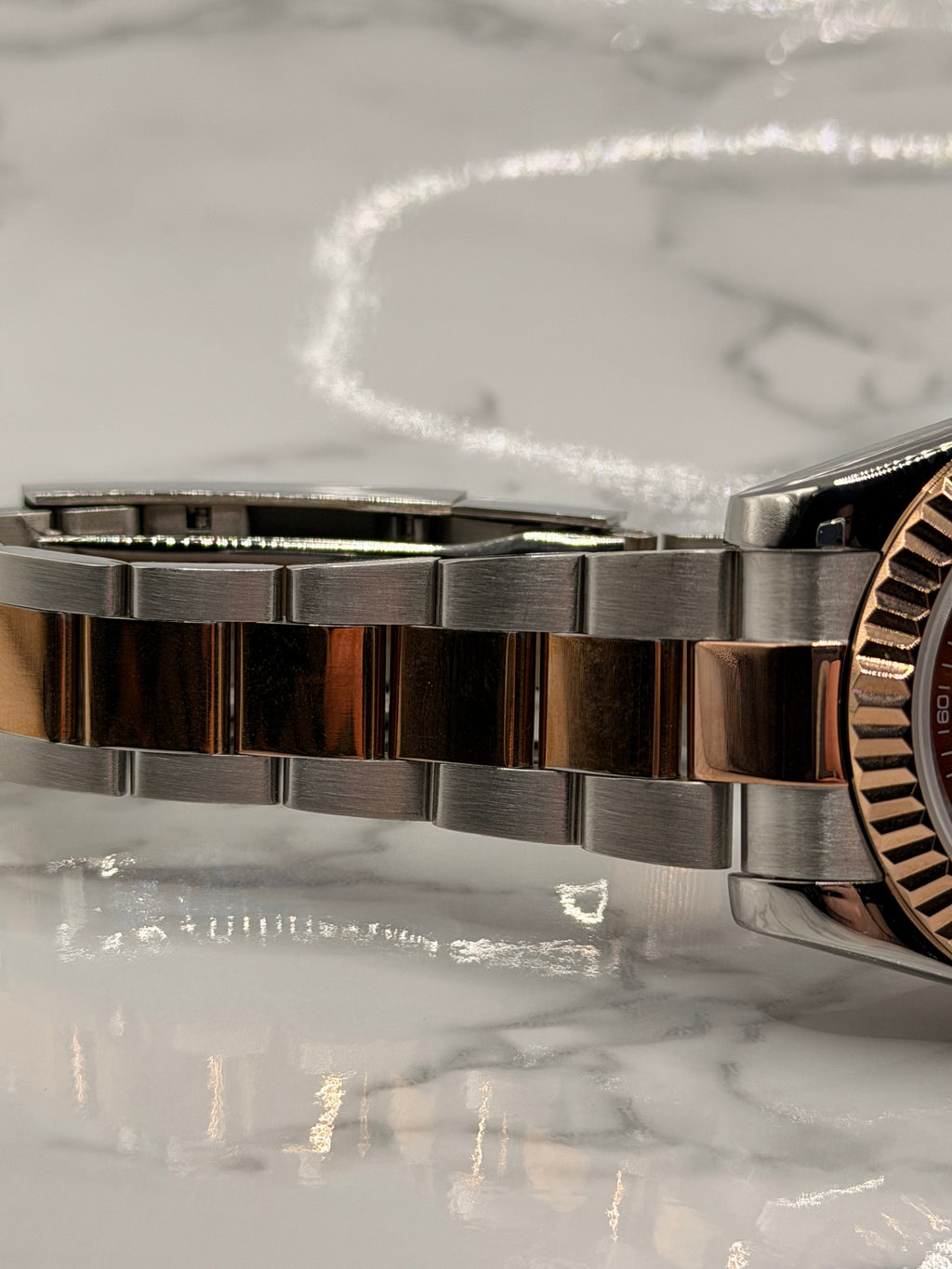 Datejust Silver Bronze Roman