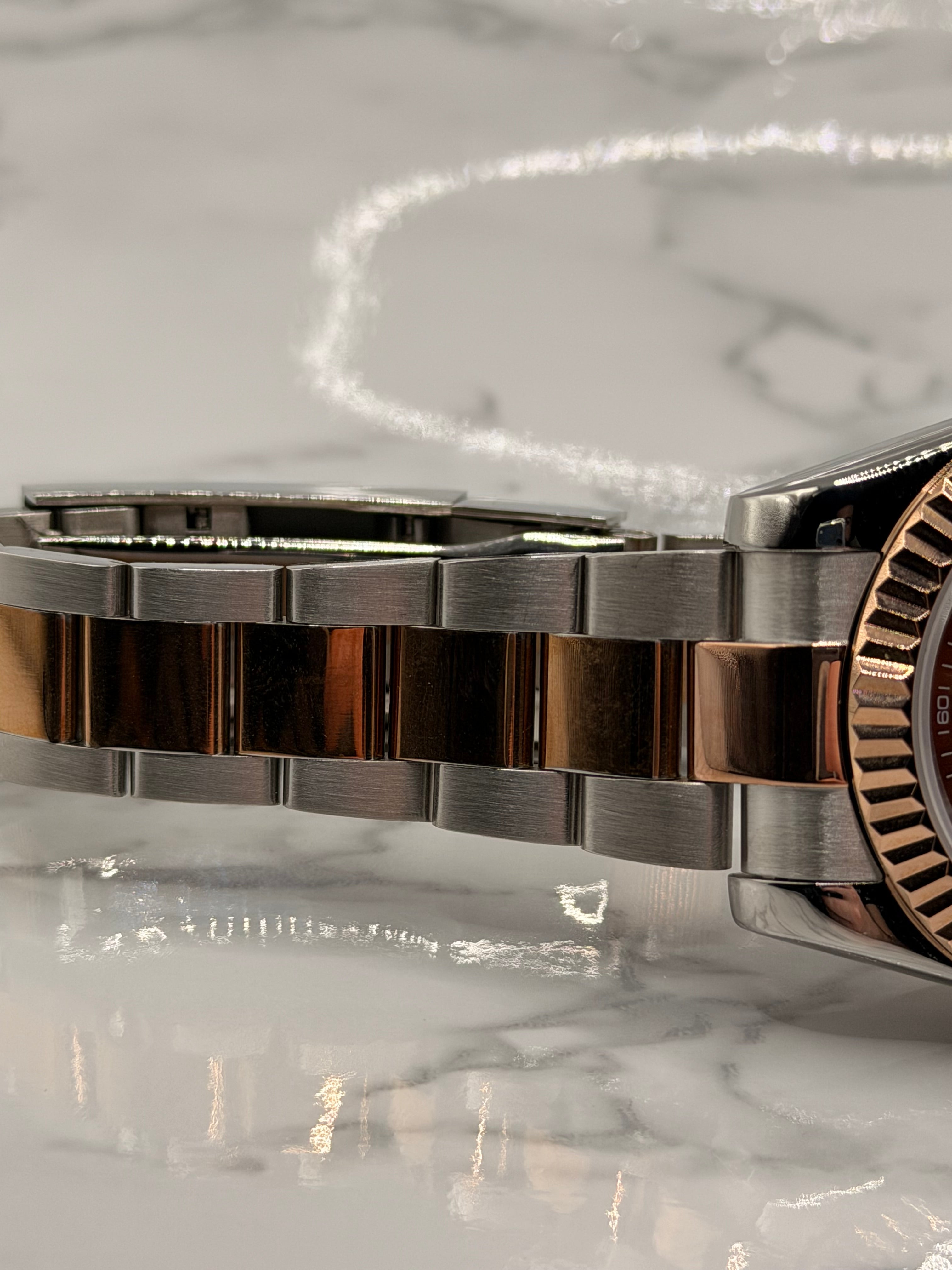 Datejust Silver Bronze Roman