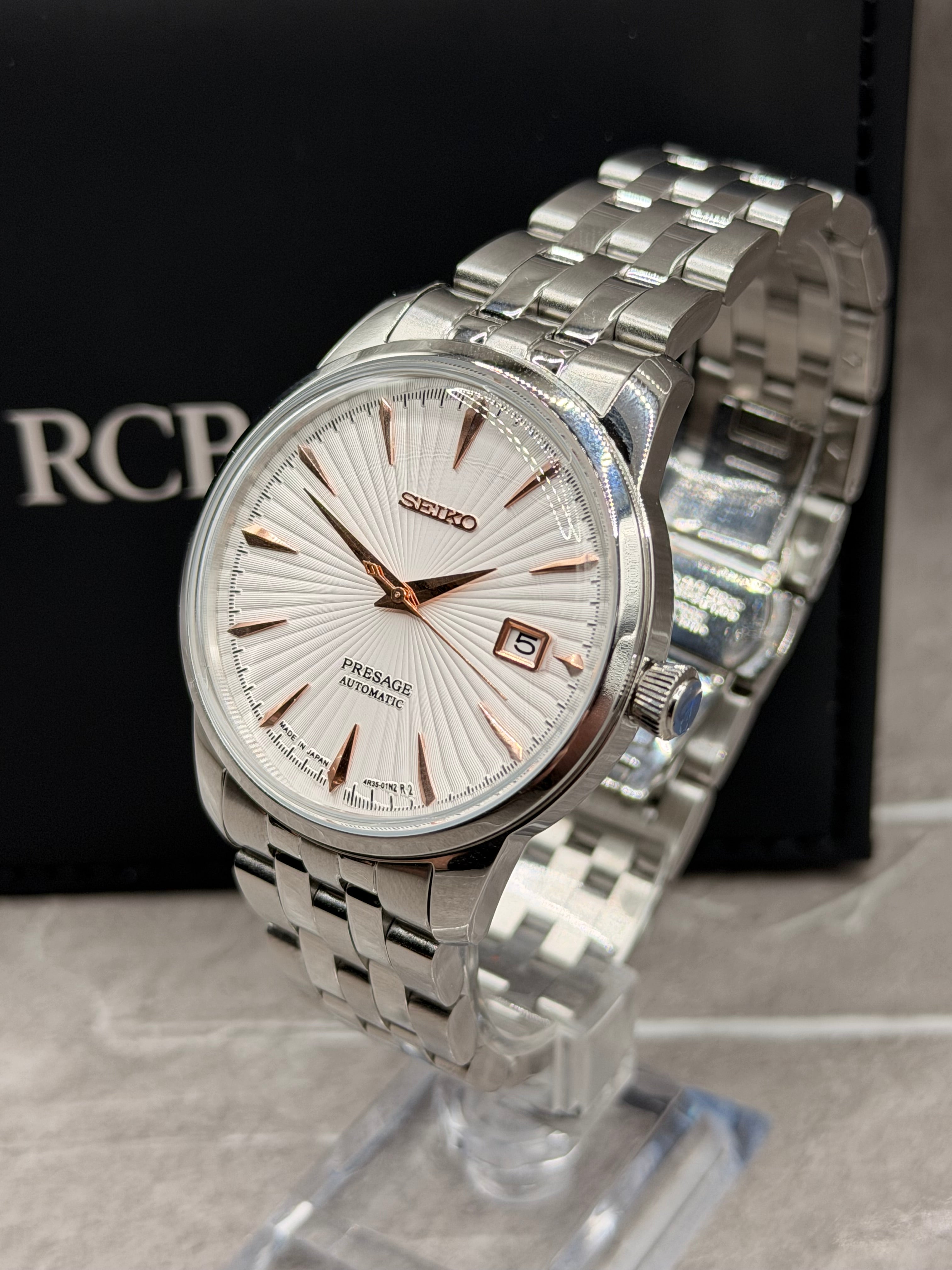 Presageiko White Steel