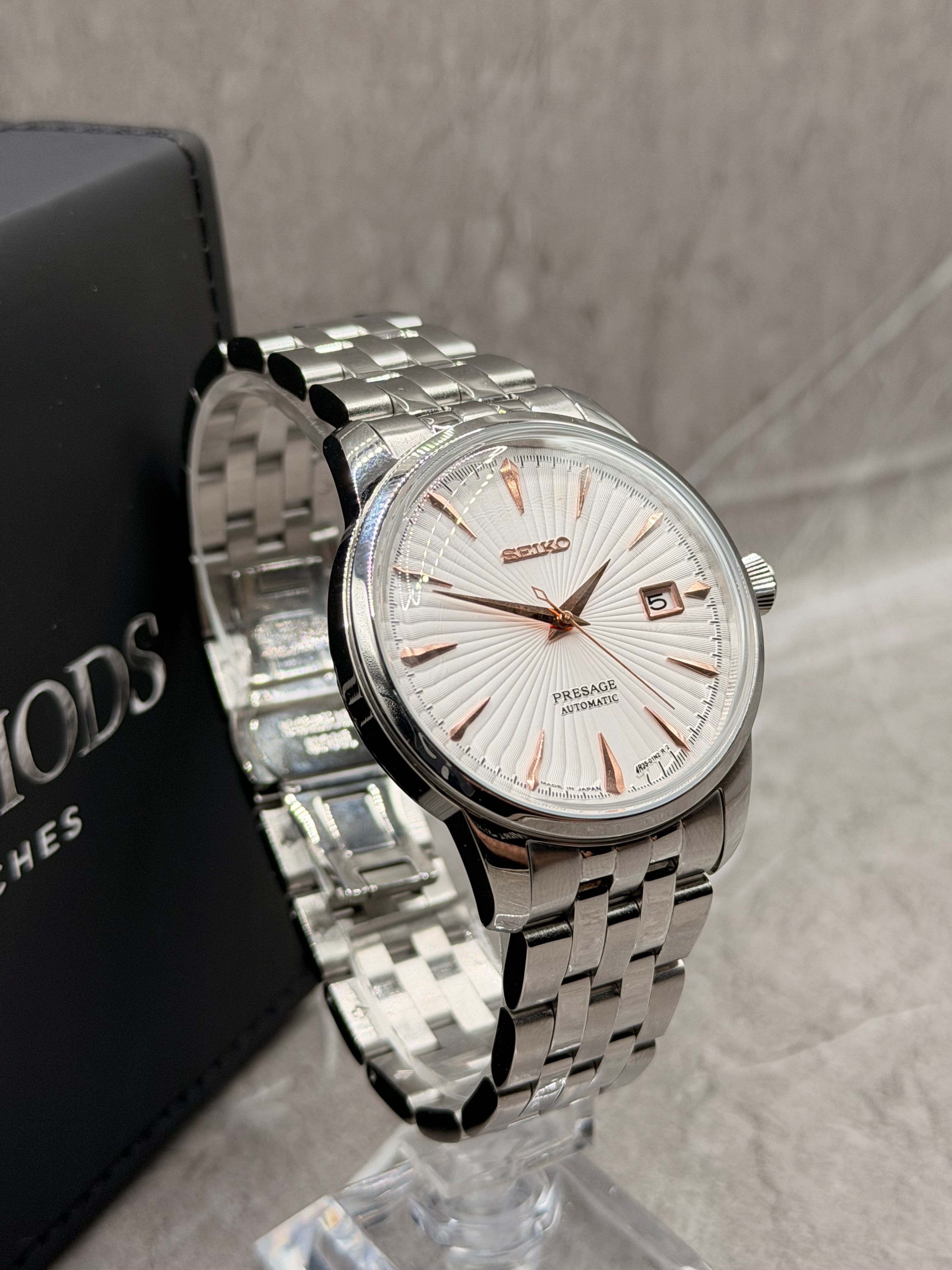 Presageiko White Steel
