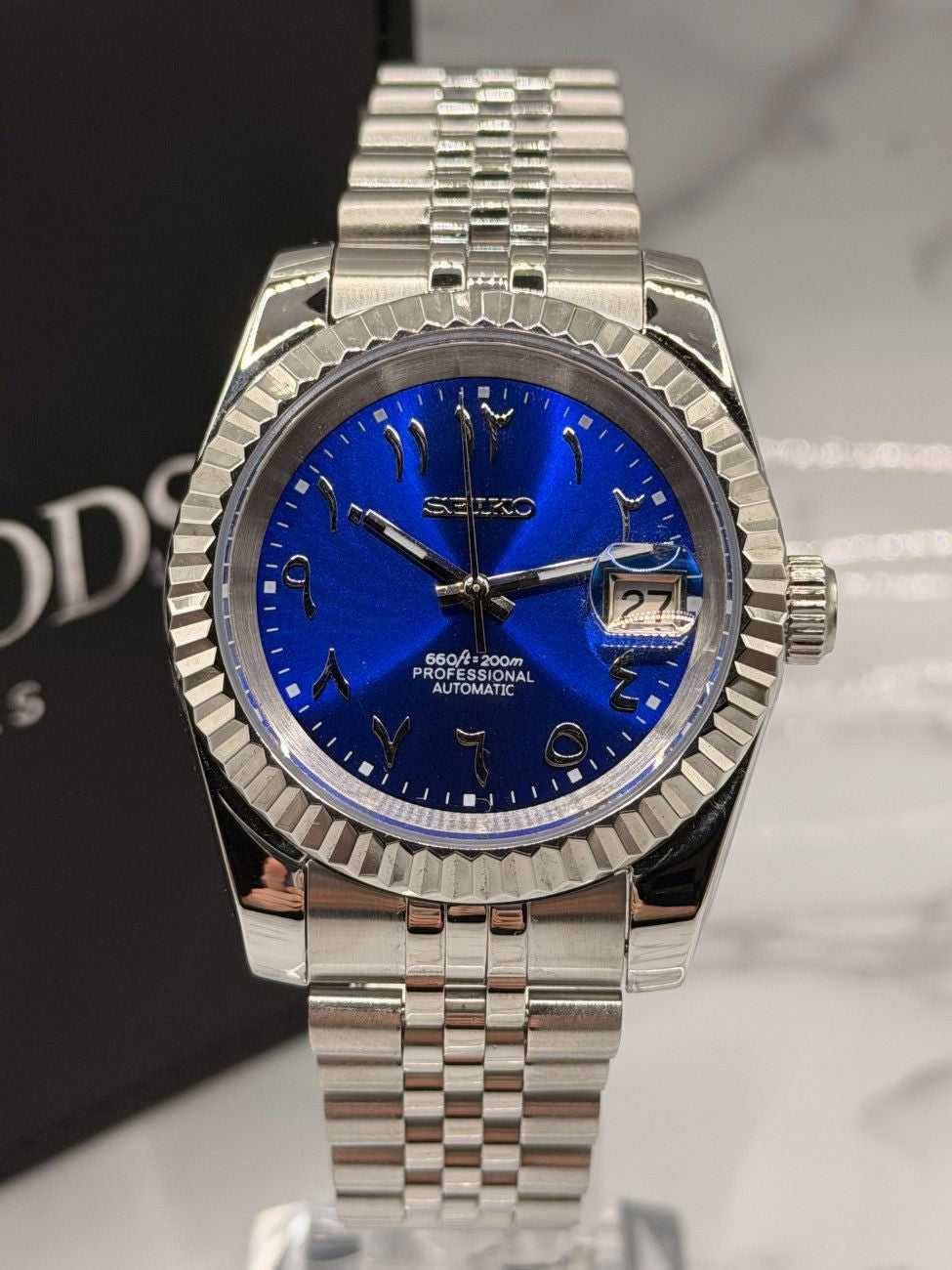 Datejust Arabic Blue