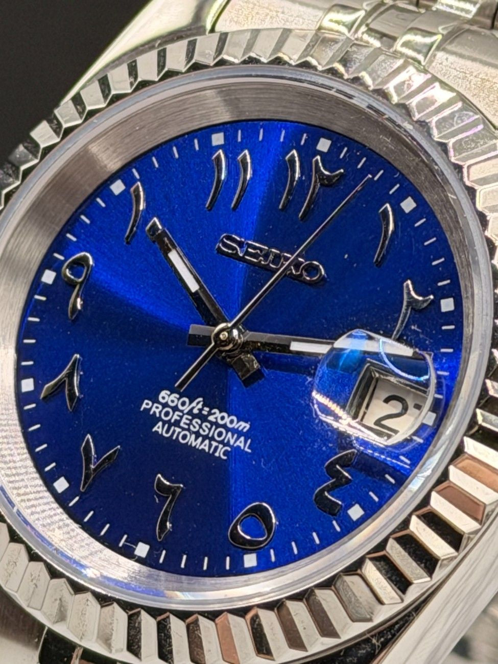 Datejust Arabic Blue