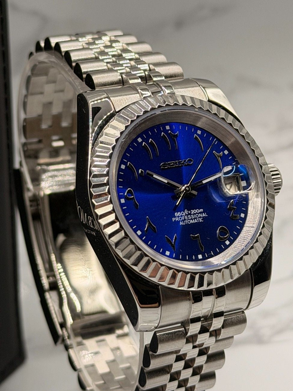 Datejust Arabic Blue